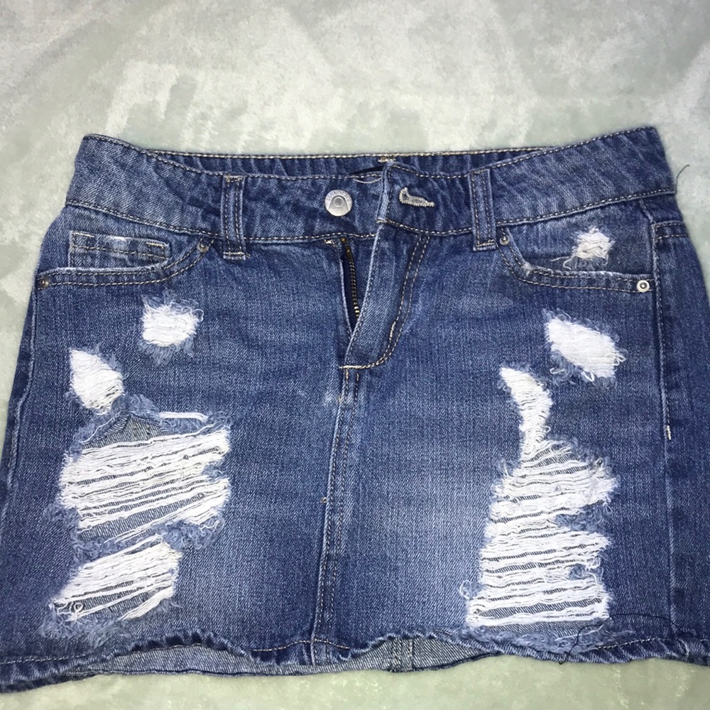 Short Jean Skirt